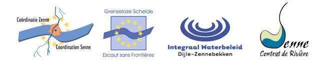 logo CoZ-CoS, GS-ESF, Bekkensecretariaat Dijle-Zenne, Contrat de Rivière Senne